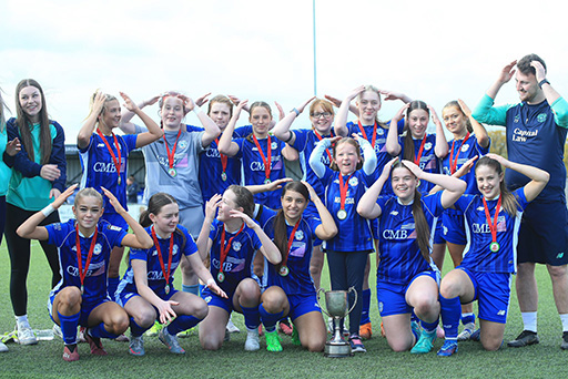 The SWFA (South Wales Football Association) Cup Final Women's team winners