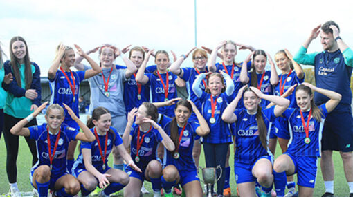 The SWFA (South Wales Football Association) Cup Final Women's team winners