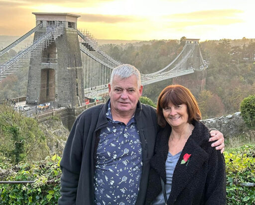 David Squires and wife