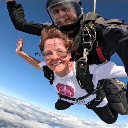 David's wife skydive